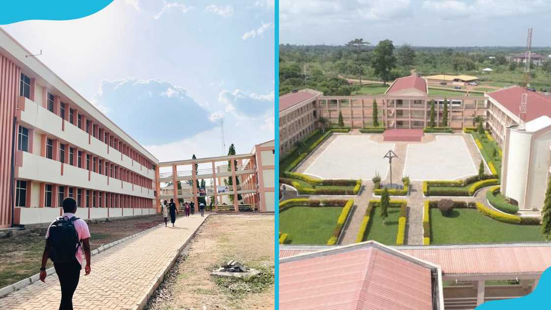 A view of Catholic University College of Ghana