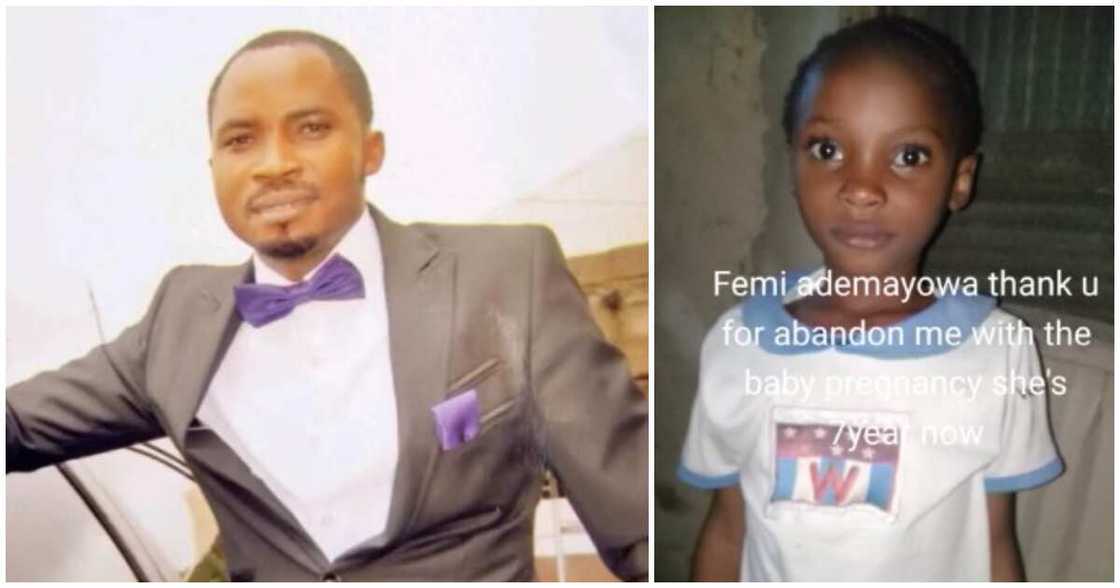 Nigerian lady, baby daddy, dumped, abandoned, Femi Ademayowa