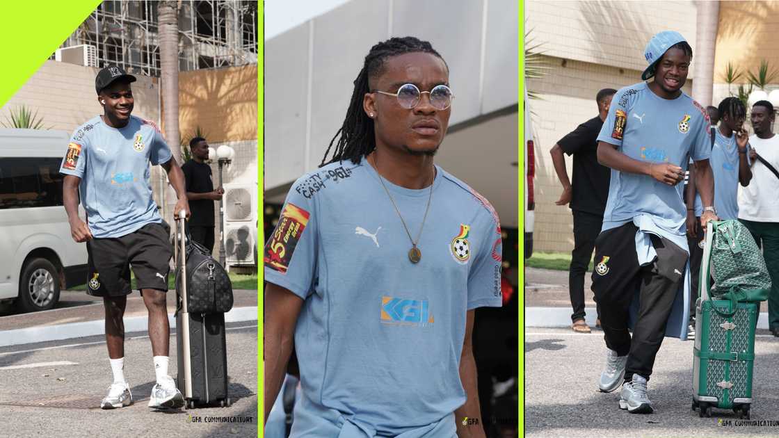 Black Stars players leave for Angola ahead of AFCON qualifier.