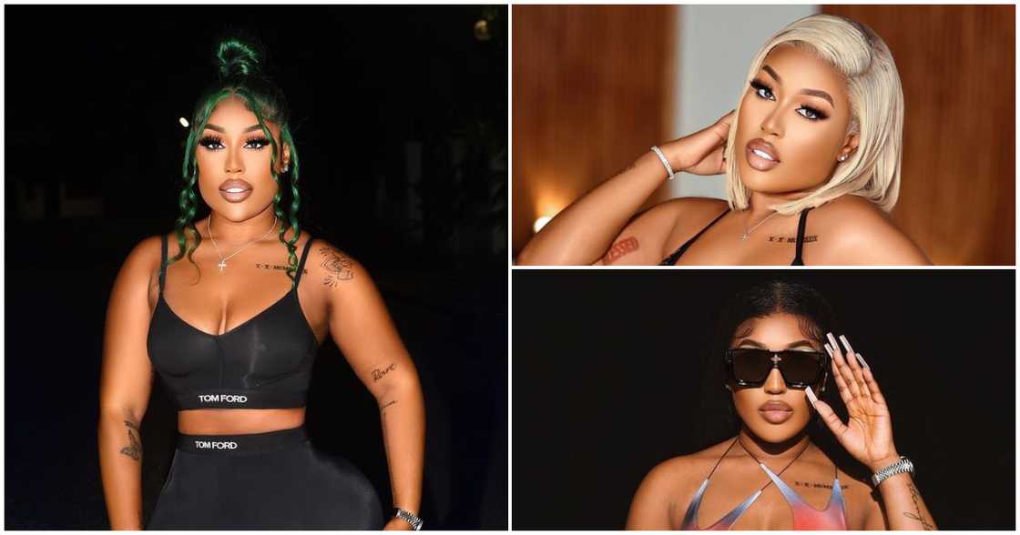 Ghanaian musician Fantana slays in beautiful hairstyles