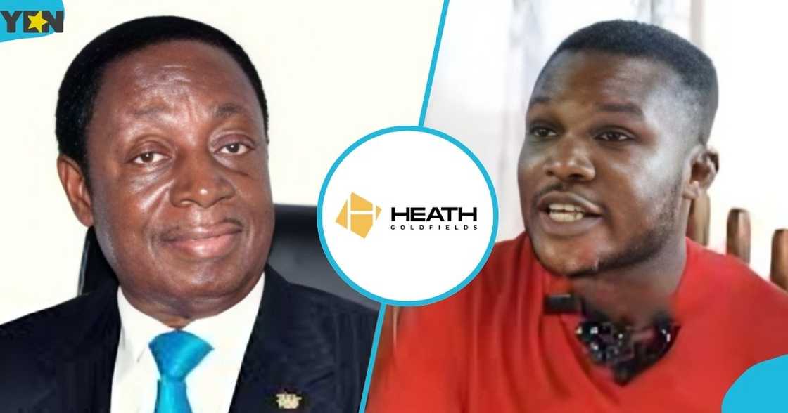 Former Finance Minister, Dr Kwabena Duffuor, Heath Goldfieds, mine workers, laid-off worker Former Finance Minister, Dr Kwabena Duffuor, Heath Goldfieds, mine workers, laid-off worker