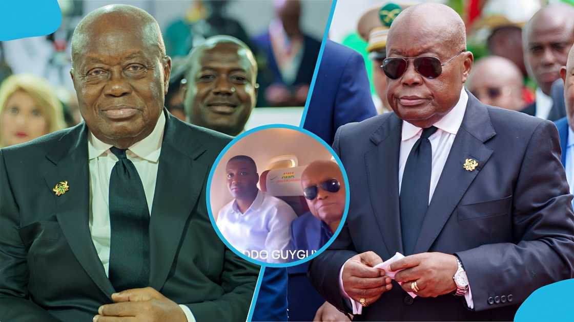 Nana Akufo-Addo, Africa World Airlines, Economy class Ghana, Ghana news, Local flight, Akufo-Addo economy class
