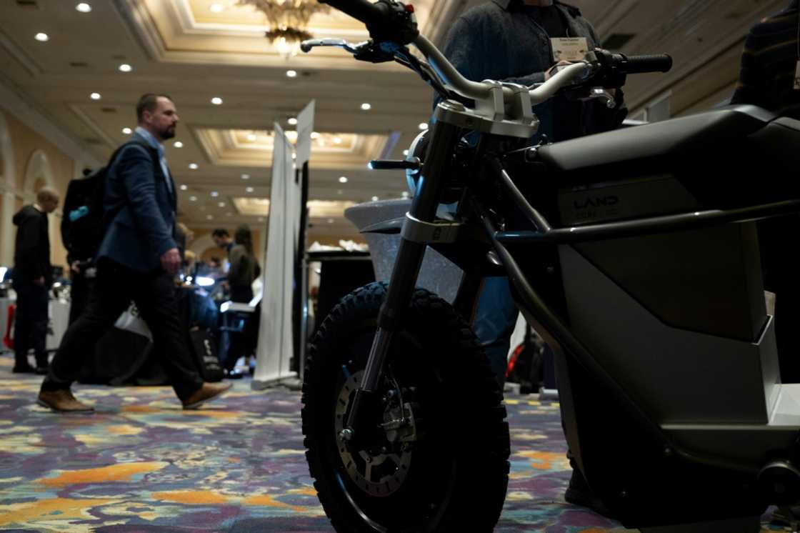 A man walks past an e-bike at the The Mirage resort during the Consumer Electronics Show (CES) in Las Vegas A man walks past an e-bike at the The Mirage resort during the Consumer Electronics Show (CES) in Las Vegas
