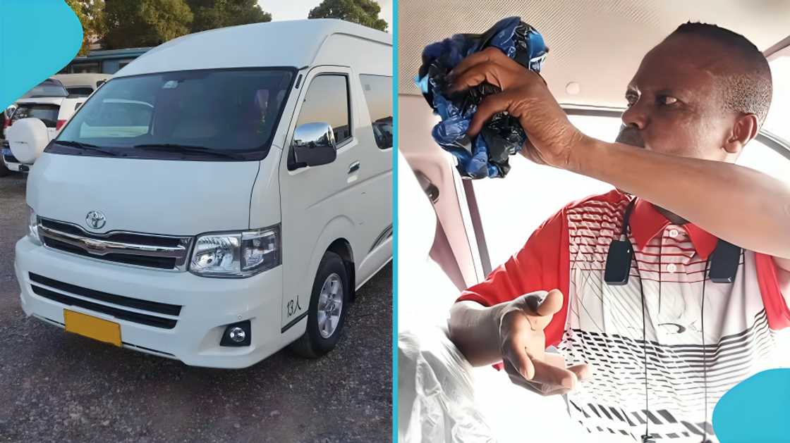 Ghana commercial driver, viral bus rules, passenger behaviour, Ten Commandments for passengers, trotro driving in Ghana, humorous driving rules, Kumasi driver video, female trotro driver, Esther commercial driver, social media reactions