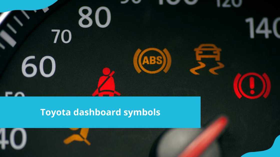 Toyota dashboard symbols