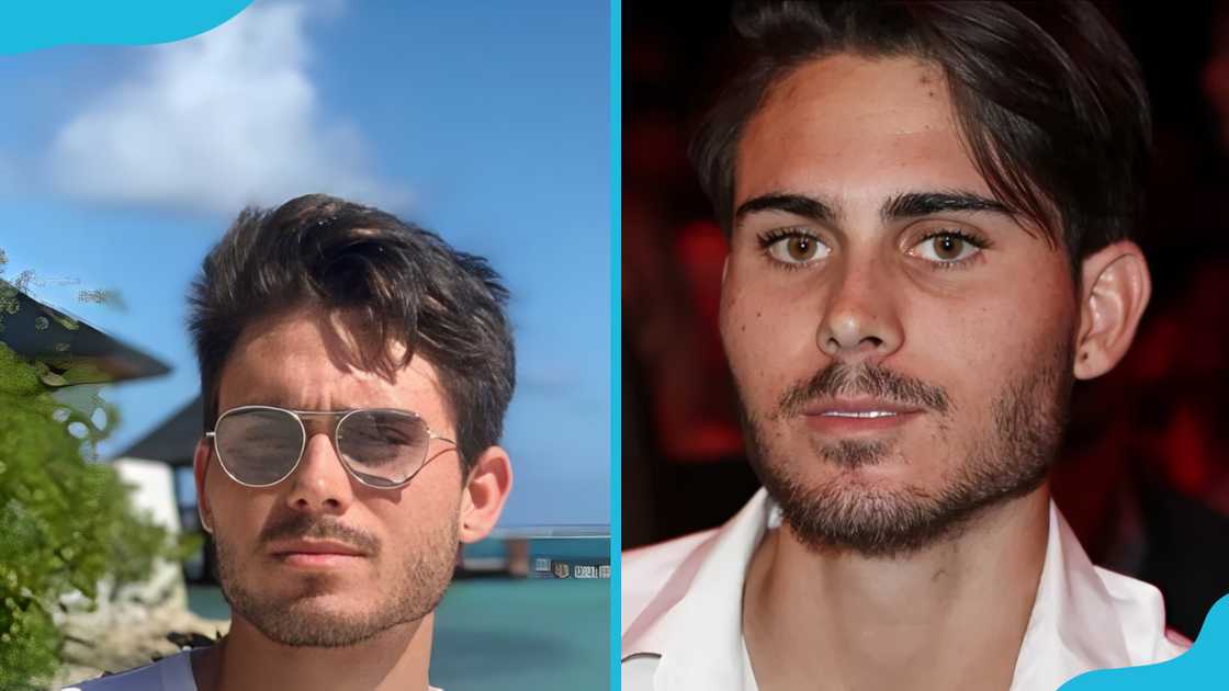 Miguel Alejandro Iglesias in glasses (L) and white shirt (R) Miguel Alejandro Iglesias in glasses (L) and white shirt (R)