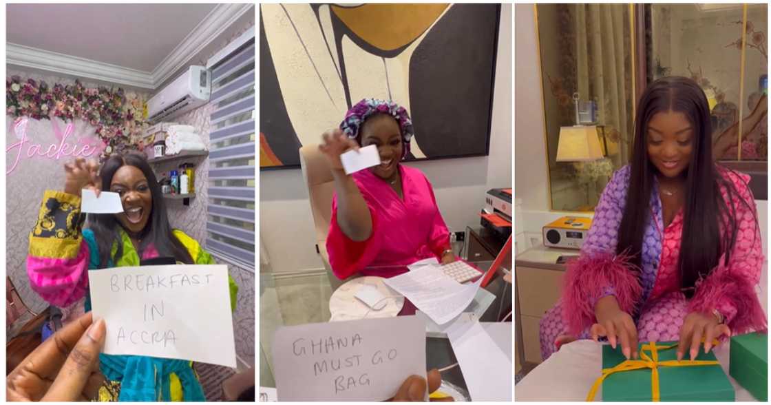 Jackie Appiah smiles in TikTok video Jackie Appiah smiles in TikTok video