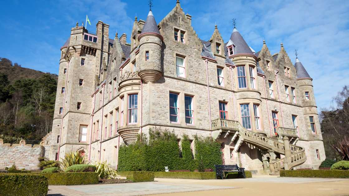 Belfast Castle in Ireland