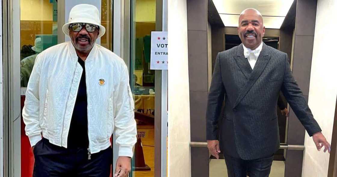 Steve Harvey advises young men in relationships.