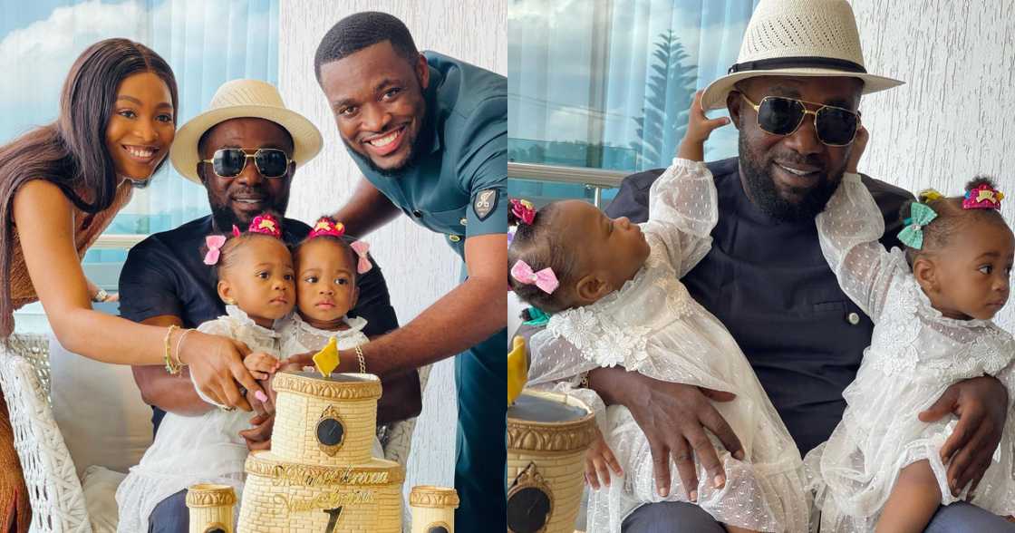 Osei Kwame Despite with his family