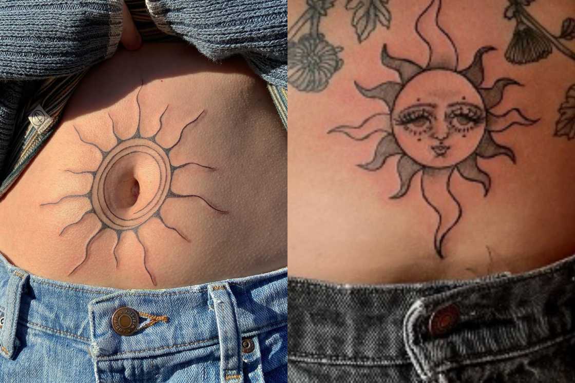 50 Unique stomach tattoos for women Attractive designs and their