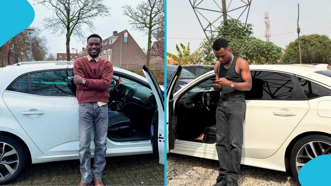 Ben South, new car, Honda Civic, Kasoa, Kumasi, Ghanaian content creators, Kumasi, land