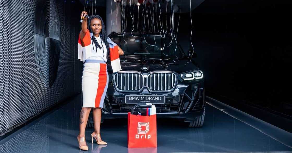 Receptionist, boss lady, boss moves, entrepreneur, Drip Footwear, BMW, new car, new ride, trending news, viral psot Receptionist, boss lady, boss moves, entrepreneur, Drip Footwear, BMW, new car, new ride, trending news, viral psot