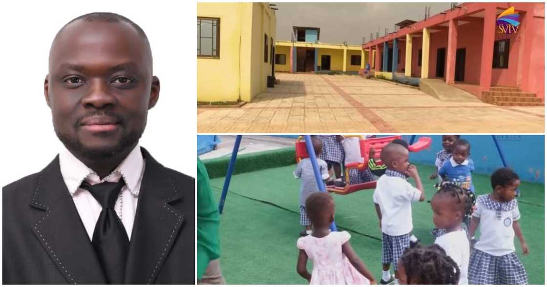 Ghanaian millionaire builds a school in Ghana Ghanaian millionaire builds a school in Ghana
