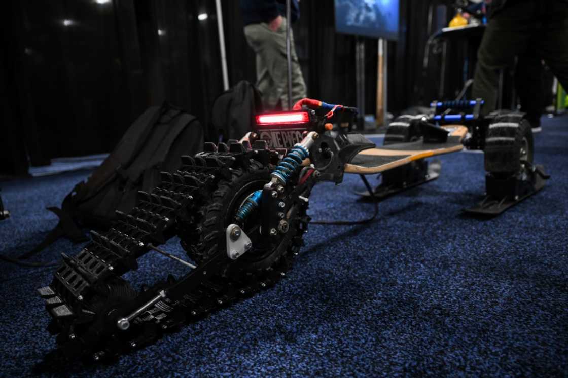 Sternboard all-terrain skateboard in snow version Sternboard all-terrain skateboard in snow version