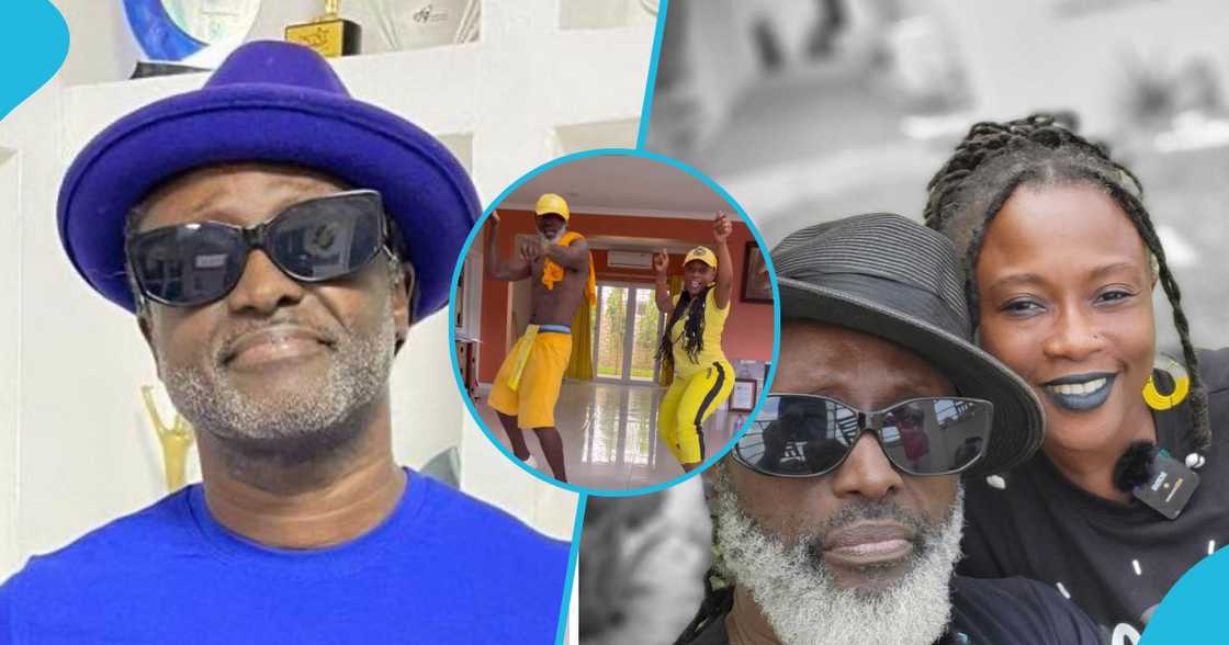 Reggie Rockstone and wife have fun dancing together Reggie Rockstone and wife have fun dancing together