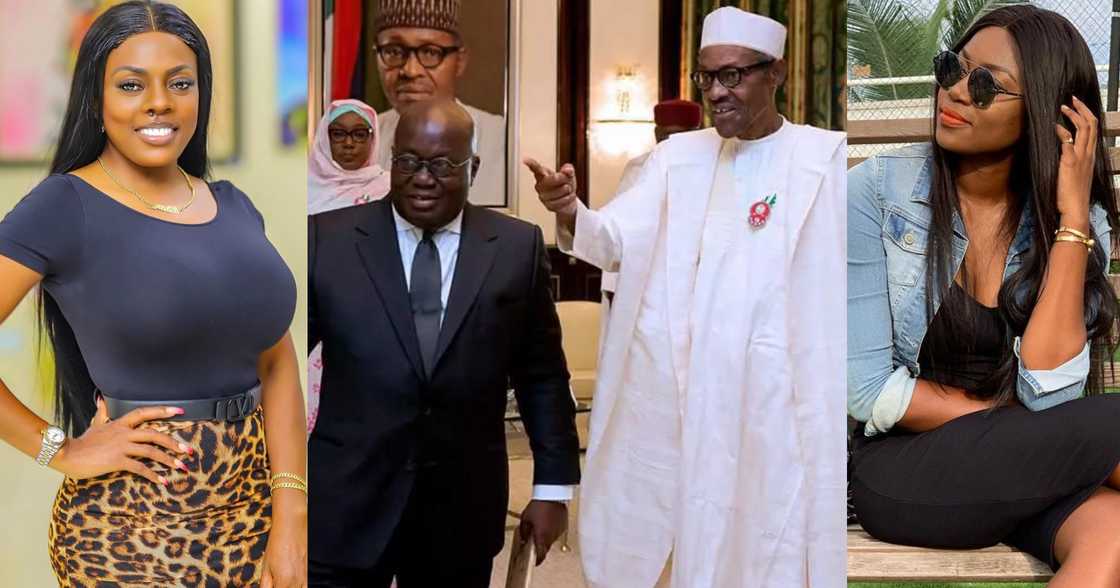 Akufo-Addo: Nana Aba, Yvonne Nelson, Forson, Ankobiah, other celebs urge president to speak on #EndSars Akufo-Addo: Nana Aba, Yvonne Nelson, Forson, Ankobiah, other celebs urge president to speak on #EndSars