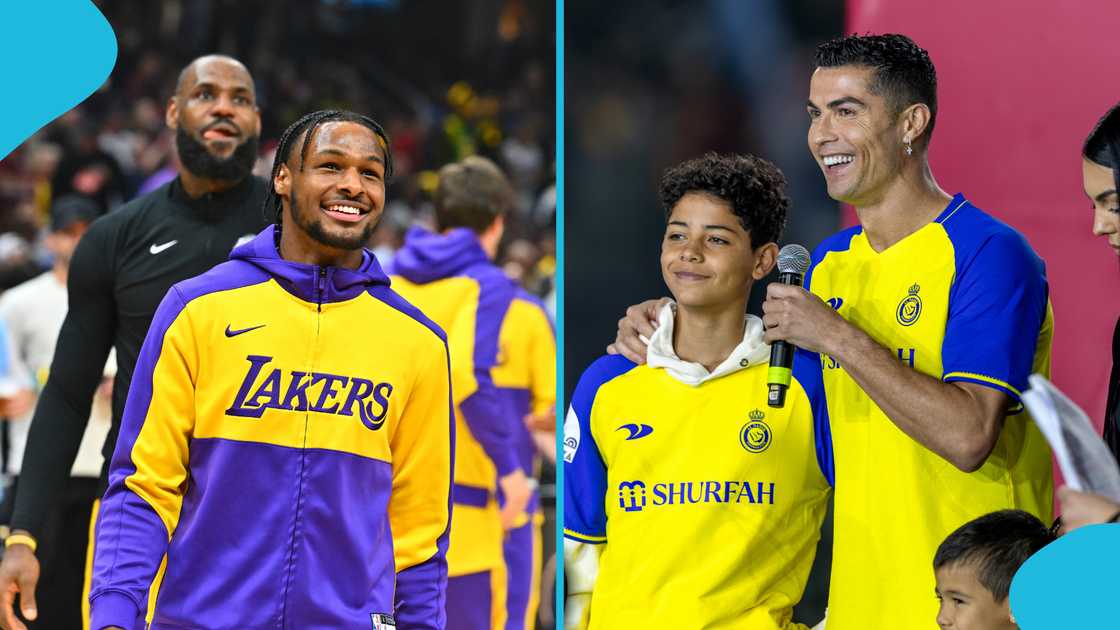 Cristiano Ronaldo is hoping to emulate LeBron James, who has played with his son in the NBA Cristiano Ronaldo is hoping to emulate LeBron James, who has played with his son in the NBA