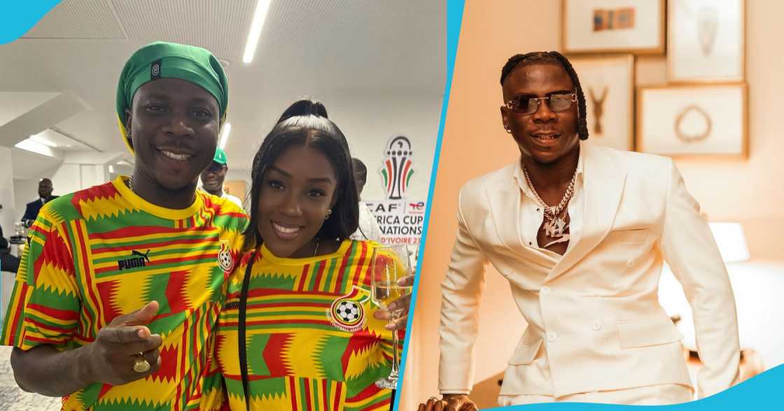 Stonebwoy and his wife Stonebwoy and his wife