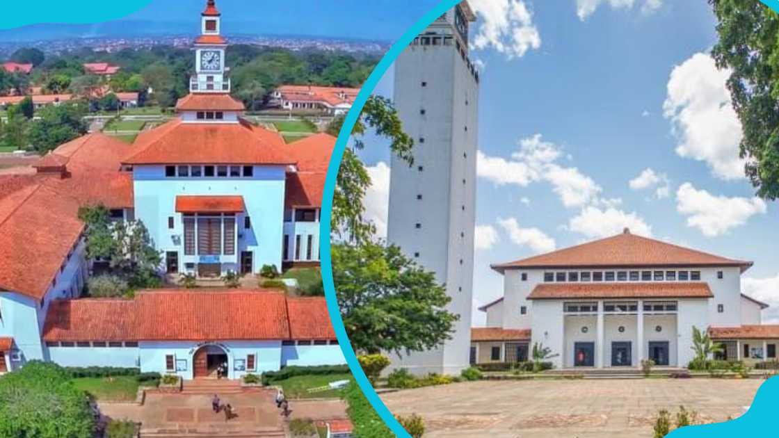 The University of Ghana structure. The University of Ghana structure.