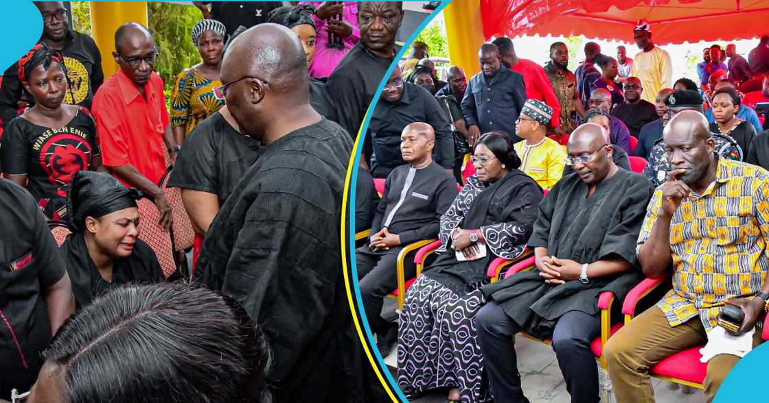 Mahamudu Bawumia mourns with John Kumah family