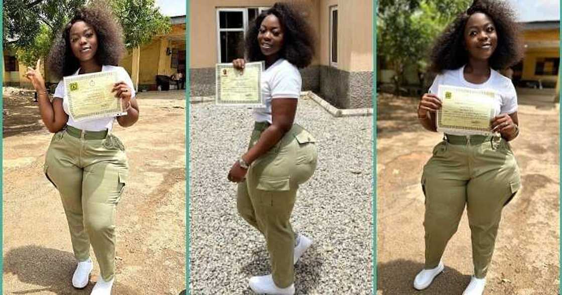 Corps member goes viral after showing off her certificate Corps member goes viral after showing off her certificate