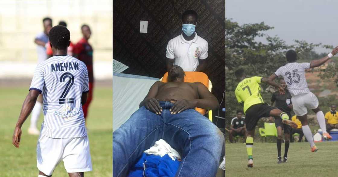 Berekum Chelsea assistant coach assaulted by Dreams FC fans Berekum Chelsea assistant coach assaulted by Dreams FC fans