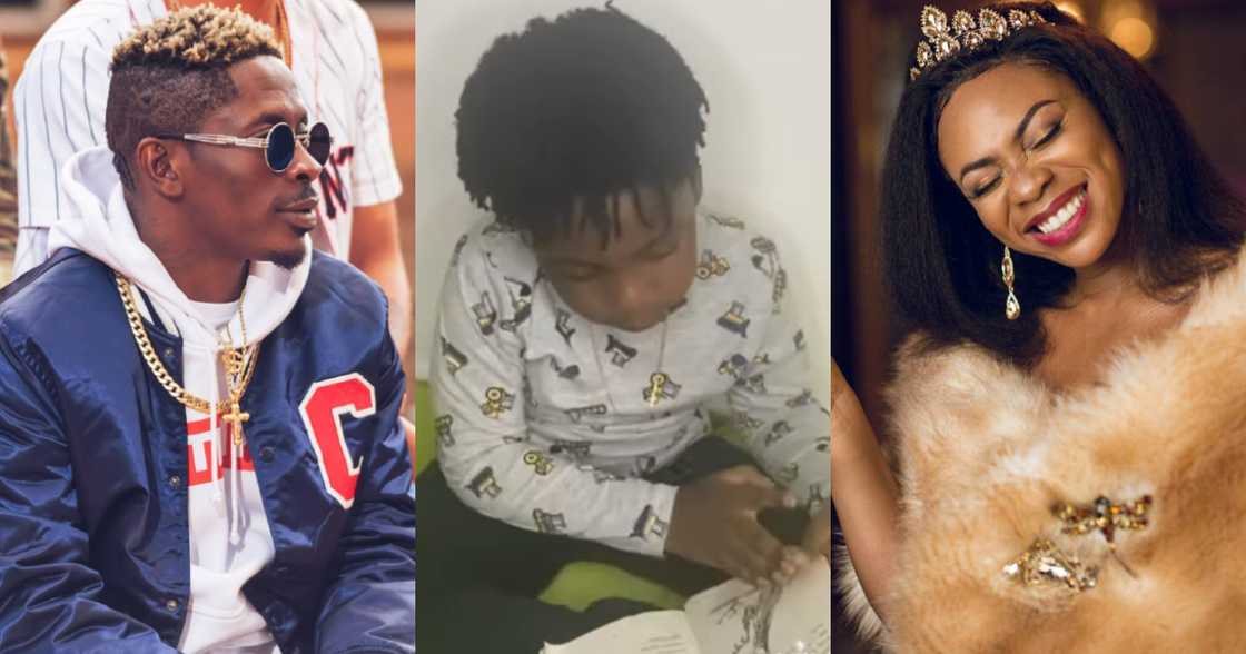 Majesty: Shatta Wale’s son Stuns fans with Video Playing Piano Skillfully