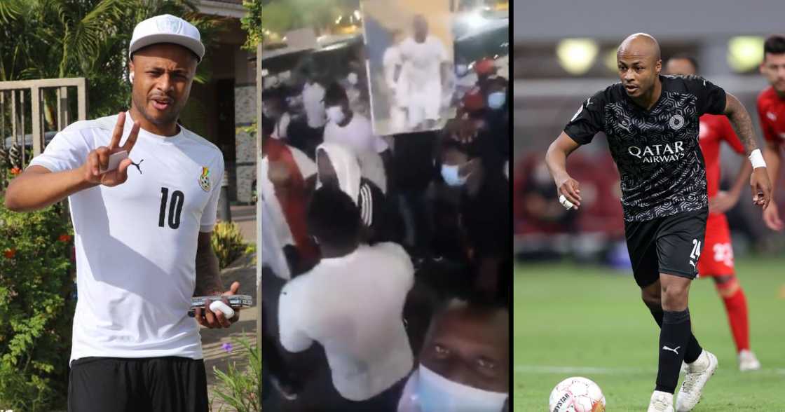 Andre Ayew in action for Al Sadd. SOURCE: Twitter/ @AyewAndre Andre Ayew in action for Al Sadd. SOURCE: Twitter/ @AyewAndre