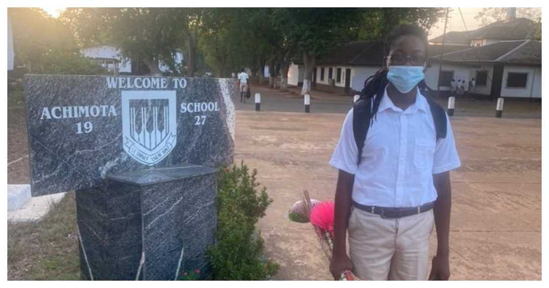 Achimota School finally admits Oheneba Nkrabea, one of the Rastafarian students Achimota School finally admits Oheneba Nkrabea, one of the Rastafarian students