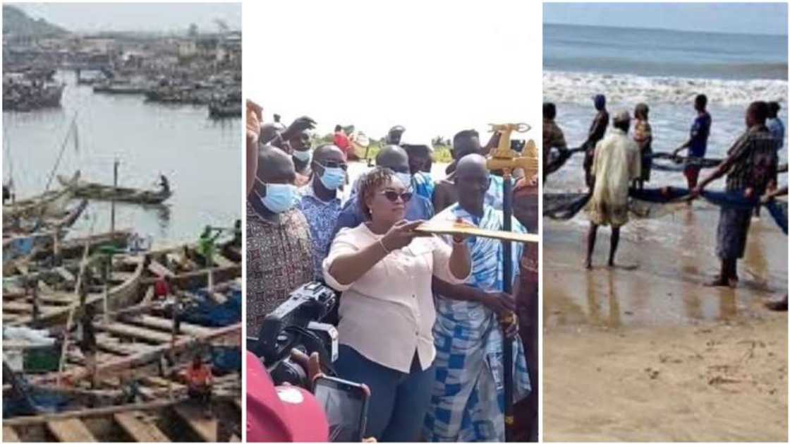 Elmina fisherfolk apologize to Hawa Koomson for rejecting her food items