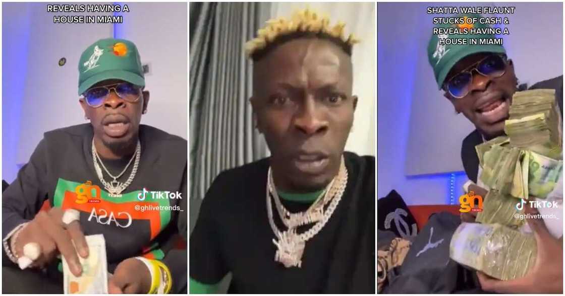 Shatta Wale Flaunts Bundles Of Cash In A Video Shatta Wale Flaunts Bundles Of Cash In A Video
