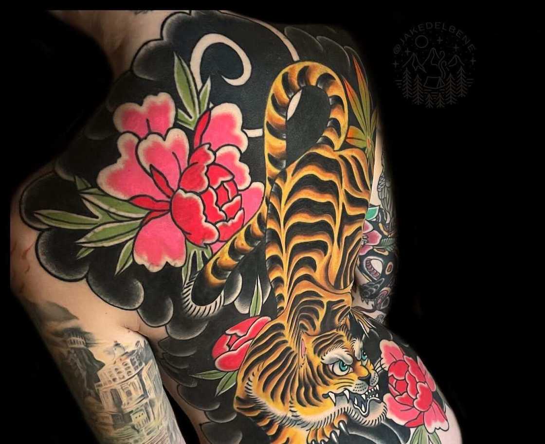 Japanese tiger tattoo