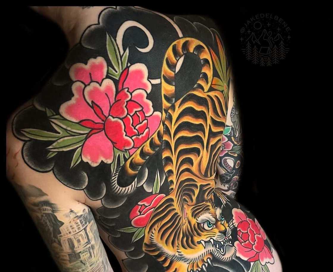 Japanese tiger tattoo Japanese tiger tattoo