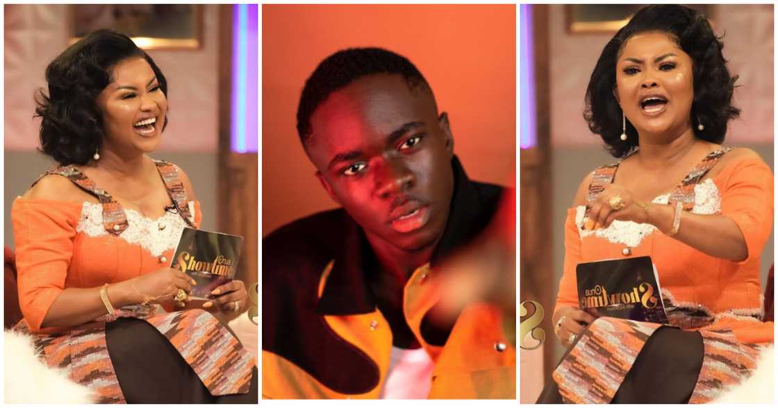 Yaw Tog overwhelmed as he sees Nana Ama McBrown Yaw Tog overwhelmed as he sees Nana Ama McBrown