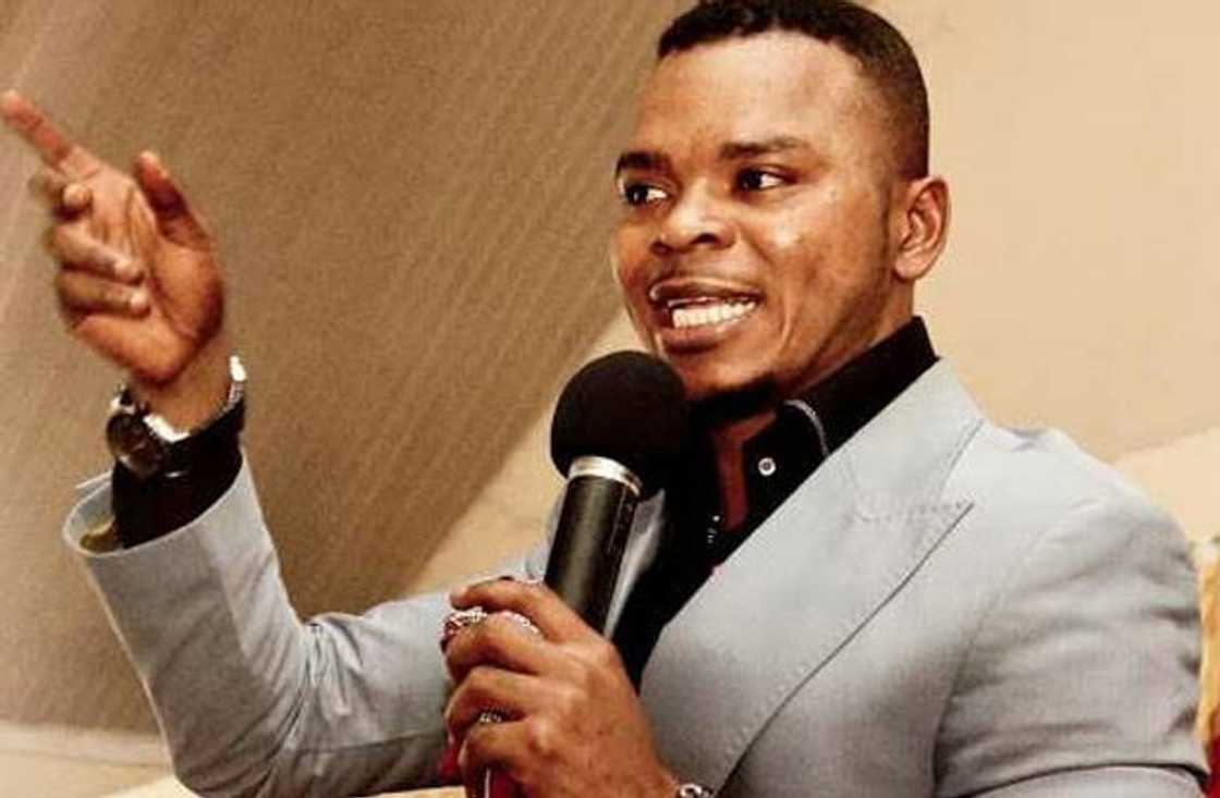 'Bring pictures of rich people so I charm and make them give you millions' - Bishop Obinim in new video