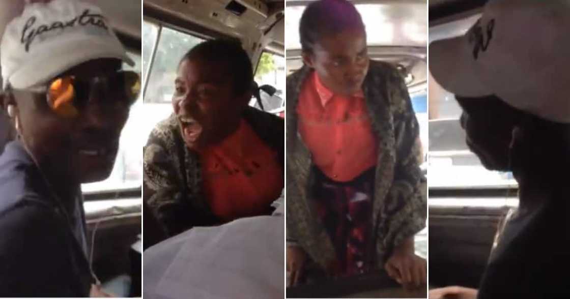 Man runs into serious trouble for touching a military woman in Lagos public bus (video) Man runs into serious trouble for touching a military woman in Lagos public bus (video)