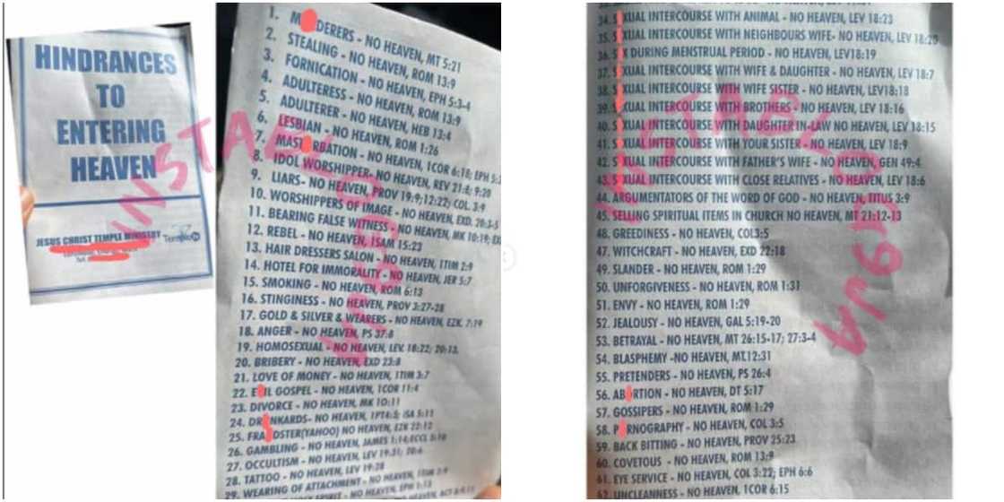 Church pamphlet Church pamphlet