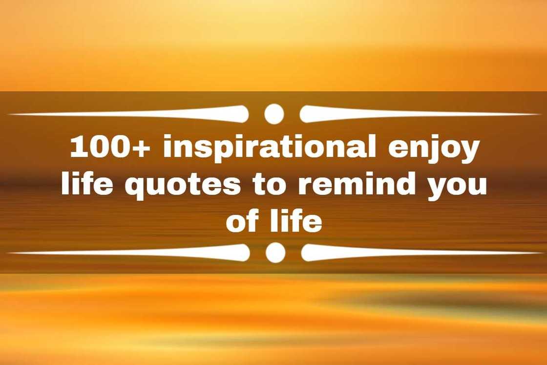 enjoy life quotes