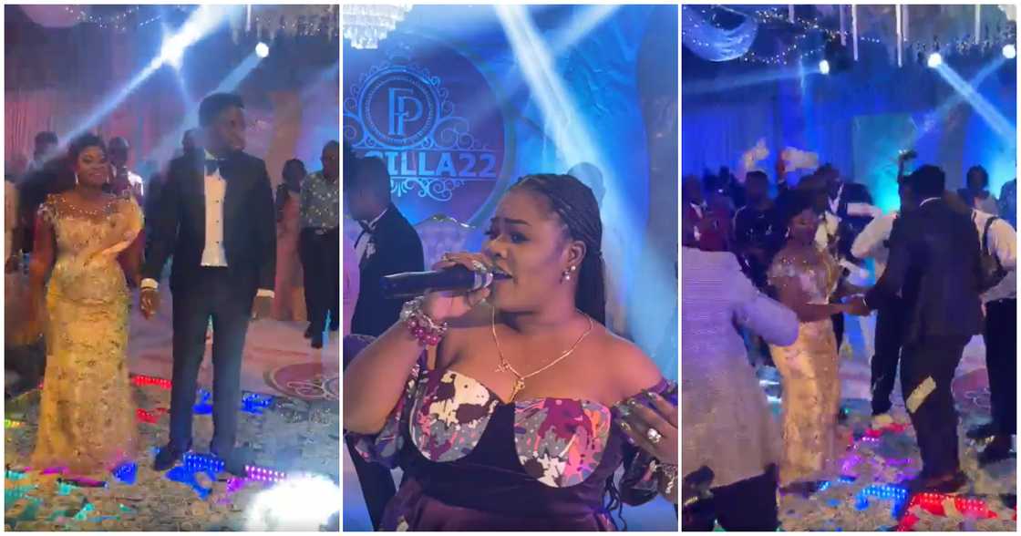 Dollars Rain As Obaapa Christy Performs At Wedding of Prophet Francis Agyemang Dollars Rain As Obaapa Christy Performs At Wedding of Prophet Francis Agyemang