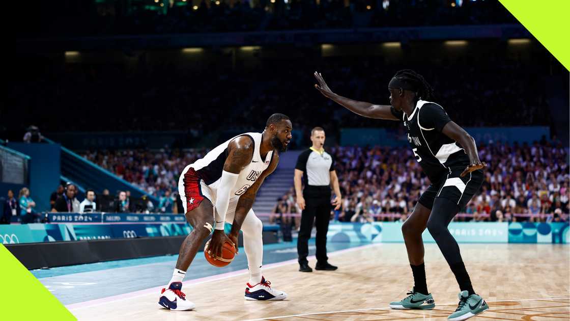 LeBron James and the USA dominated their second 2024 Olympics game against South Sudan LeBron James and the USA dominated their second 2024 Olympics game against South Sudan