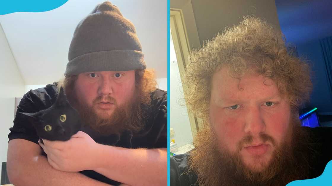 CaseOh with a black cat and taking a selfie CaseOh with a black cat and taking a selfie