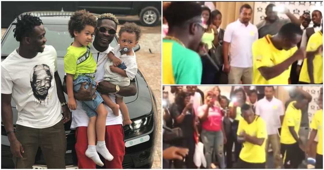 Christian Atsu and Shatta Wale Christian Atsu and Shatta Wale