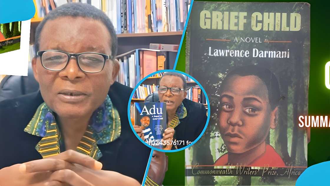 Grief Child novel, Lawrence Darmani, Senior High School literature, WASSCE, Commonwealth Writers Prize, Ghanaian authors, Adu sequel, Literature, Ghanaian novels