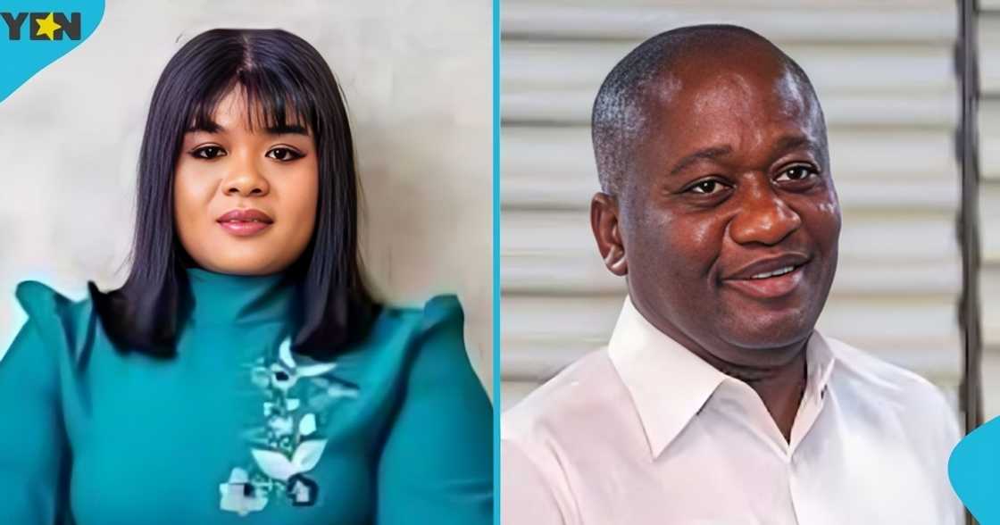 Ruth Dela Seddoh, National Service Authority, Director-General, Felix Gyamfi, Finance Ministry, President John Mahama.