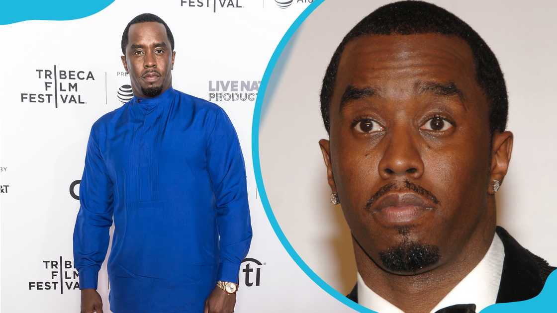 Puff Daddy at the 2017 Tribeca Film Festival (L) and him at another event Puff Daddy at the 2017 Tribeca Film Festival (L) and him at another event