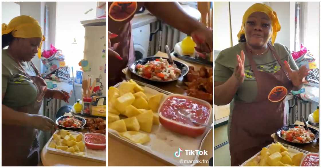 Ghanaian woman living abroad shows off her best life there, says things are cheap there Ghanaian woman living abroad shows off her best life there, says things are cheap there