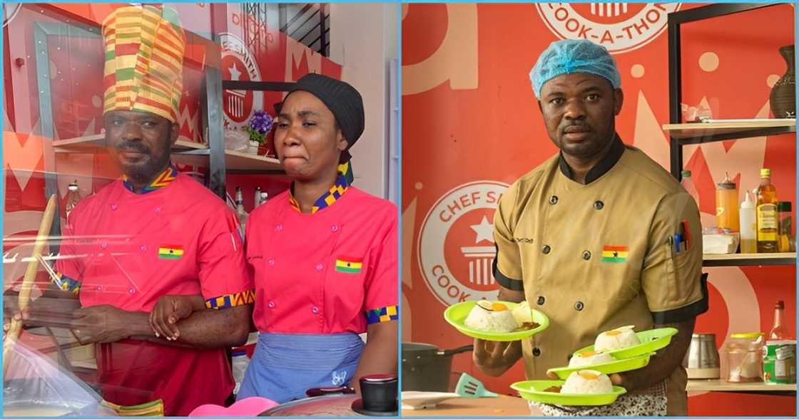 Chef Ebenezer Smith has been taken to the hospital for urgent medical attention after he ended his cooking marathon Chef Ebenezer Smith has been taken to the hospital for urgent medical attention after he ended his cooking marathon