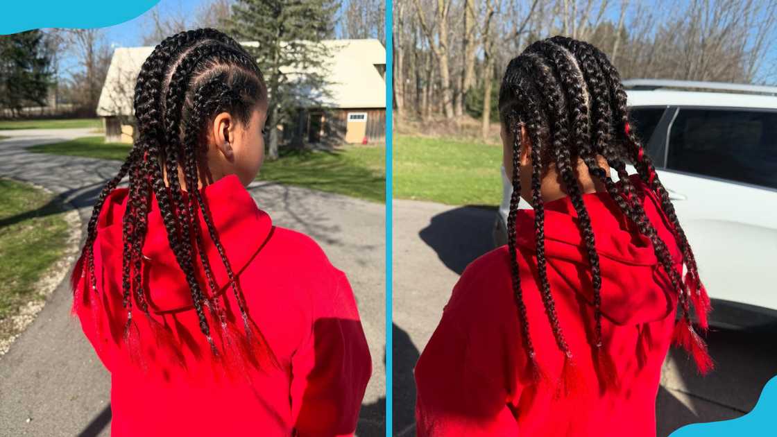 Game day cornrow braids Game day cornrow braids