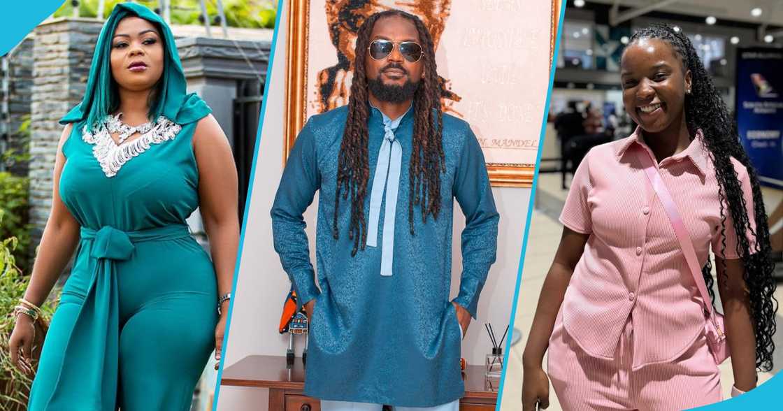 Empress Gifty, Samini and Afronita in photos from left to right Empress Gifty, Samini and Afronita in photos from left to right